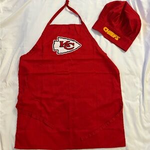 NFL Kansas City Chiefs Chef Hat and Apron
